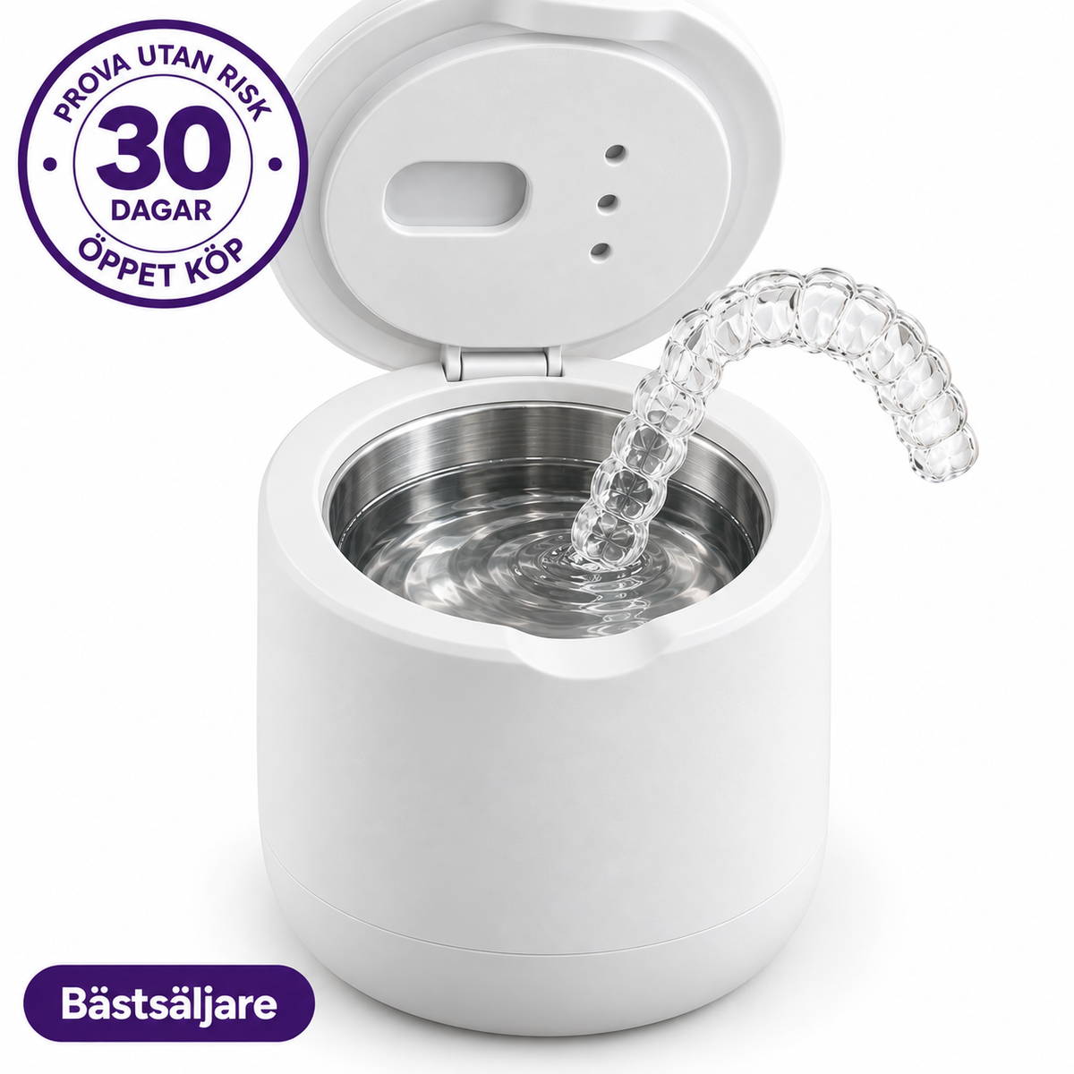 SkiraDental™ - Ultraljudsrengörare för tandskenor