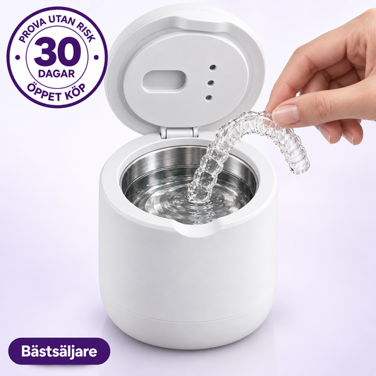 SkiraDental™ - Ultraljudsrengörare för tandskenor